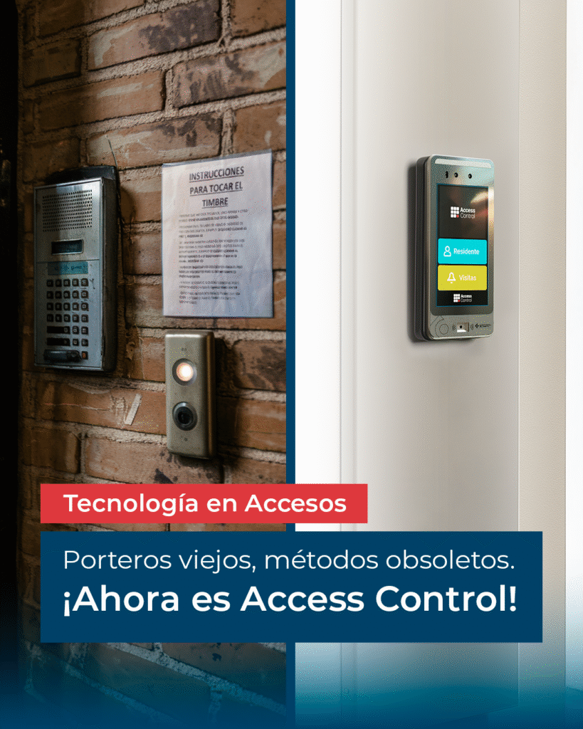 Diferencia entre control de acceso tradicional y control de acceso con IA.